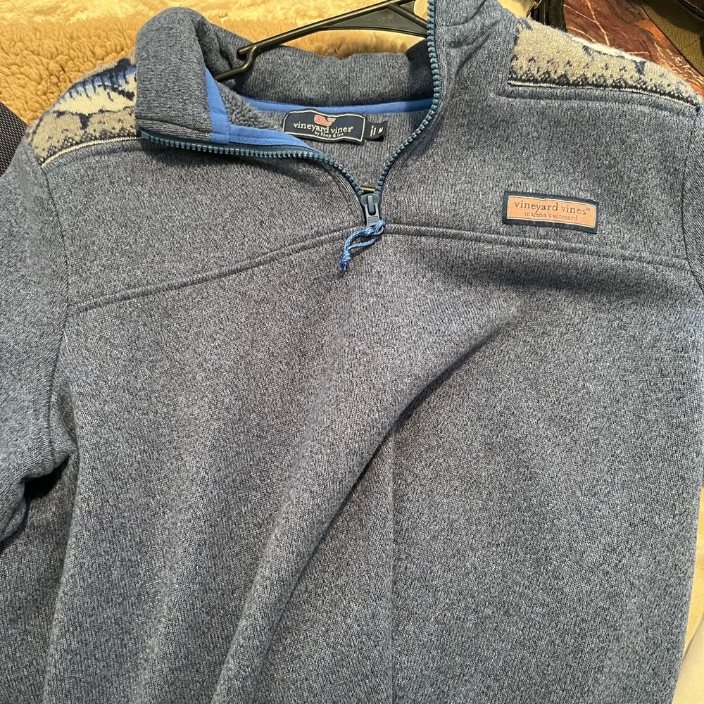 Vineyard Vines pullover, Callaway golf shirt, Kids North Face jacket